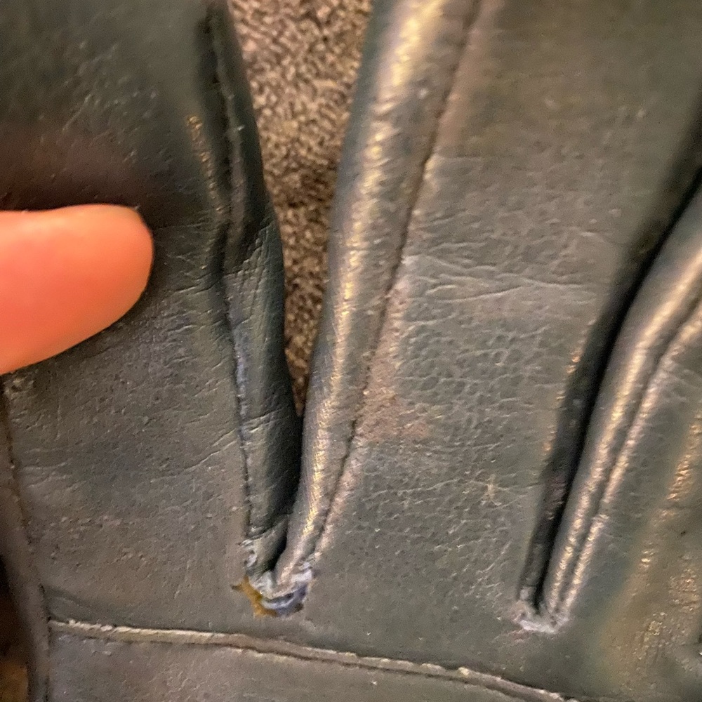 Vintage leather gloves - Picture 3 of 4